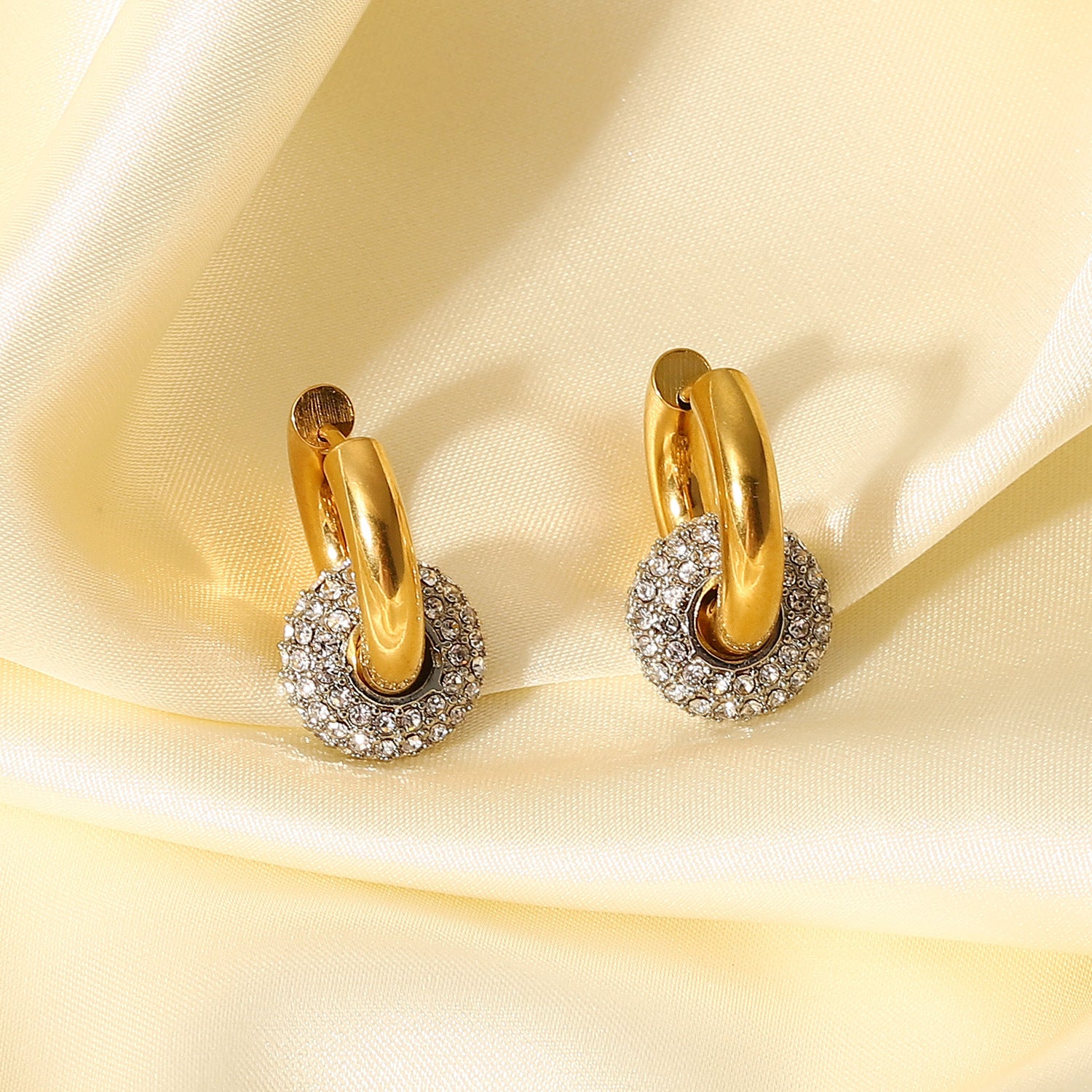 Wholesale 18K Gold Plated Stainless Steel Earrings